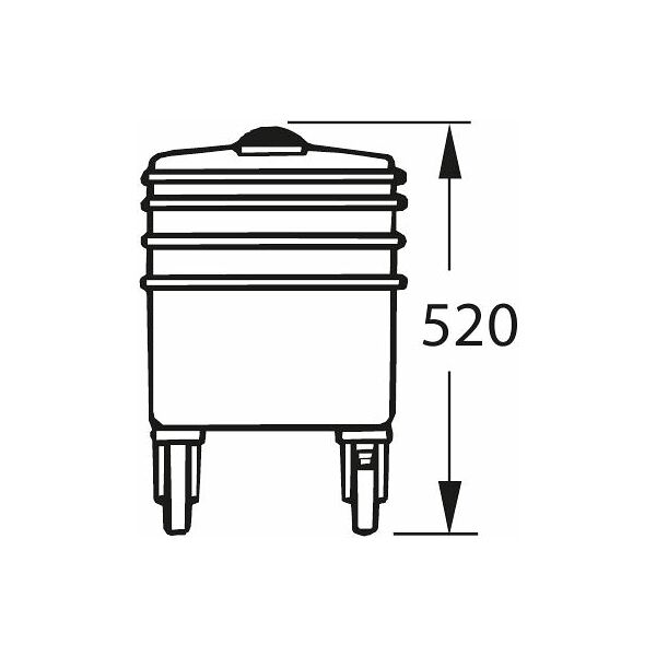 GARANT 높이조절 이동형 공구박스 916400