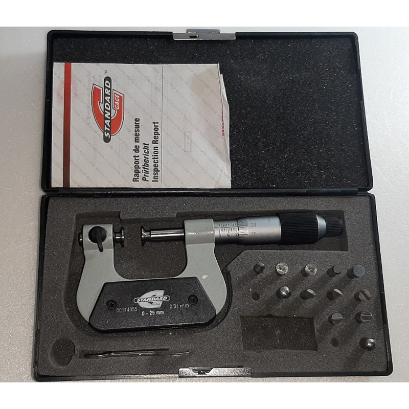 STANDARD 비회전 스핀들 외경 마이크로미터