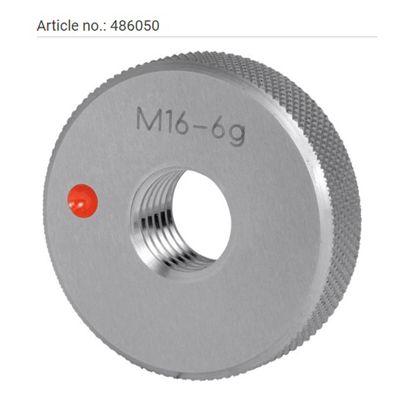 Threads no go ring Gauge 6g m2.5,10x1.25 486210