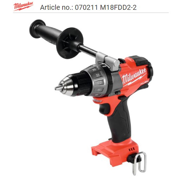 Cordless drill M18FDD2-2 MILWAUKEE