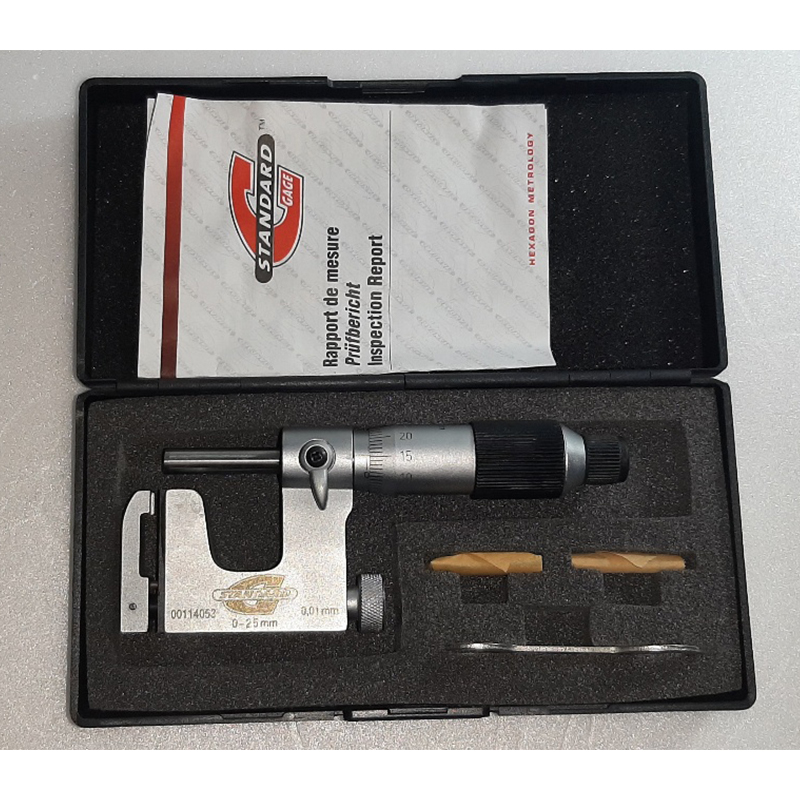 STANDARD MICROMETER EXTERNAL ANVIL TYPE