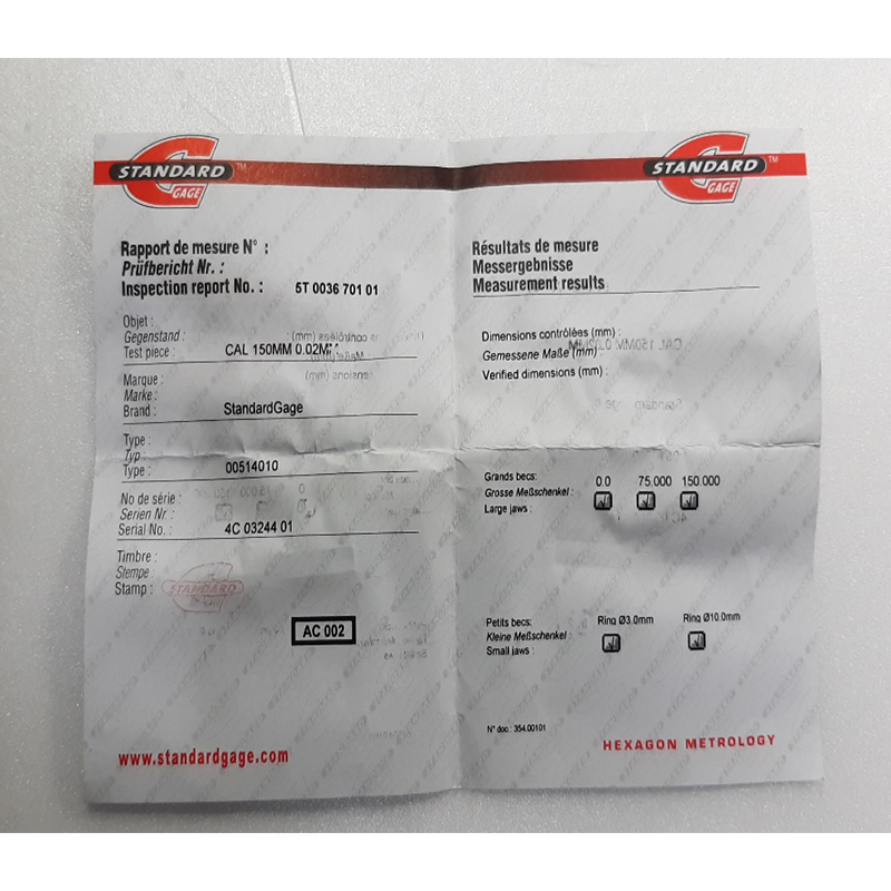 STANDARD 버니어캘리퍼스