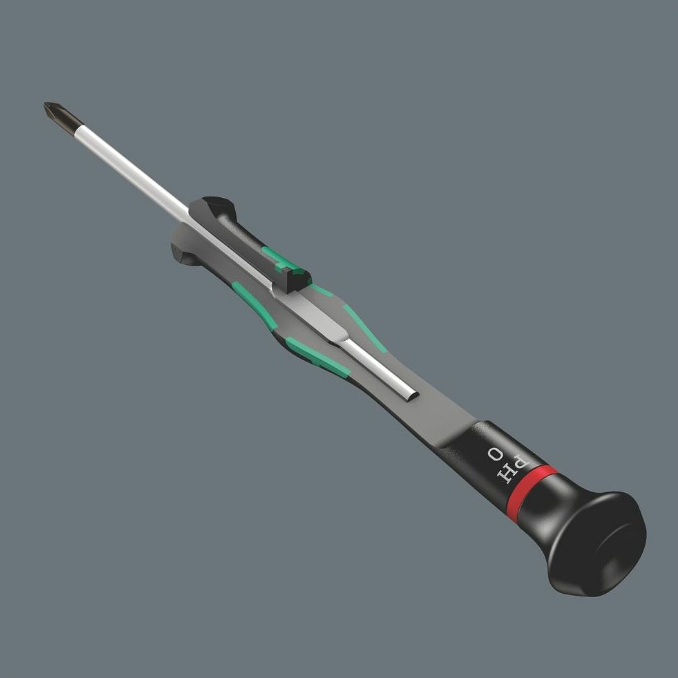 슬롯헤드 크래프트폼 마이크로 3mm용 전자스크류드라이버 (Electronics screwdriver for slot-head Kraftform Micro 3 mm)