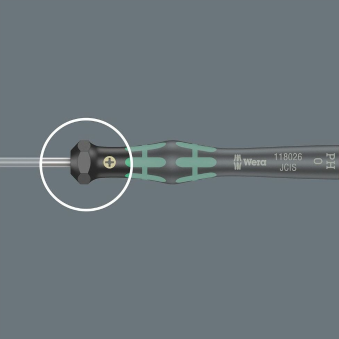 슬롯헤드 크래프트폼 마이크로 3mm용 전자스크류드라이버 (Electronics screwdriver for slot-head Kraftform Micro 3 mm)