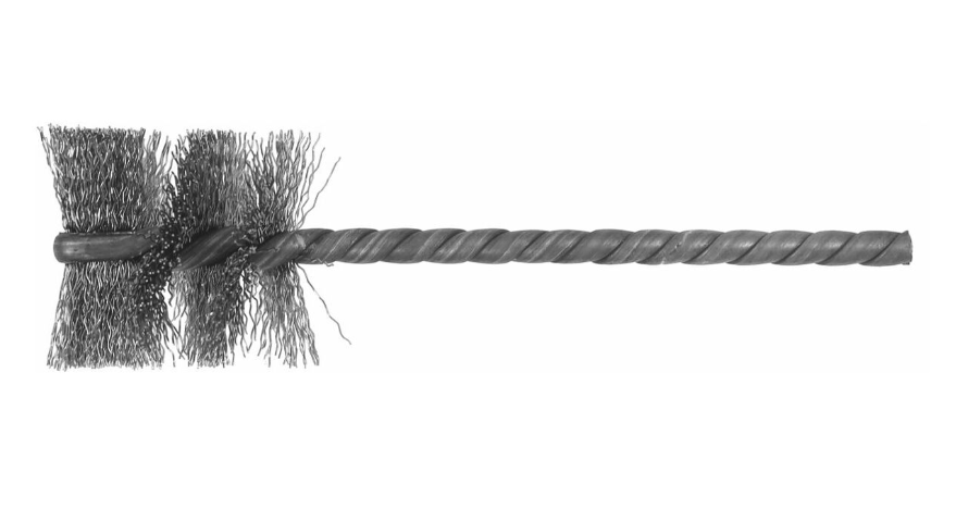 튜브브러쉬 스틸와이어 0.20mm 25mm (Tube brush Steel wire 0.20 mm 25 mm)