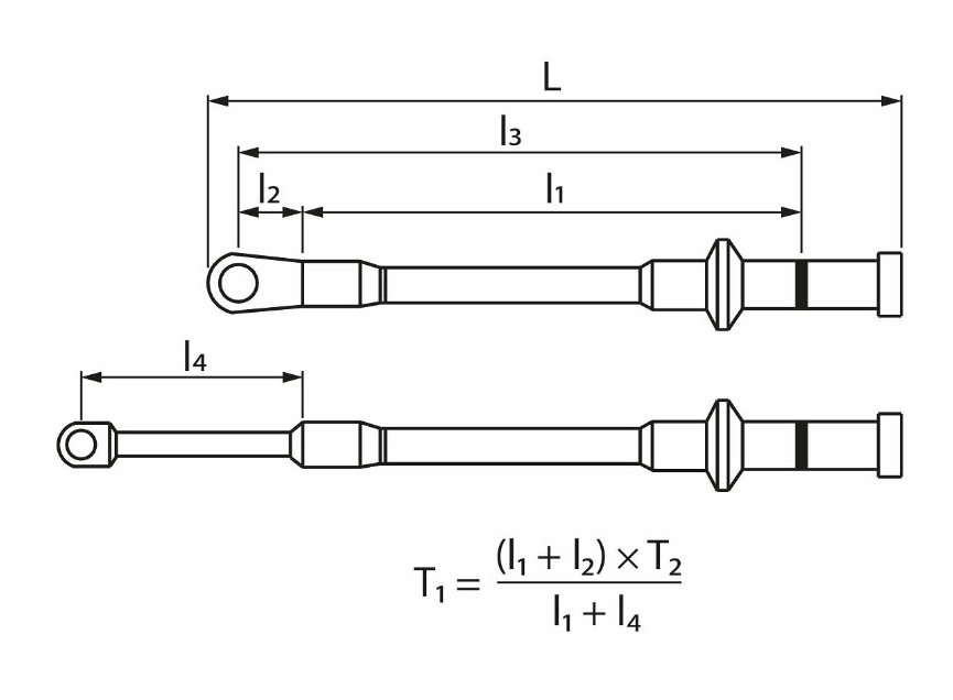 가역 래칫 토크렌치 320 N·m (Torque wrench with reversible ratchet 320 N·m)