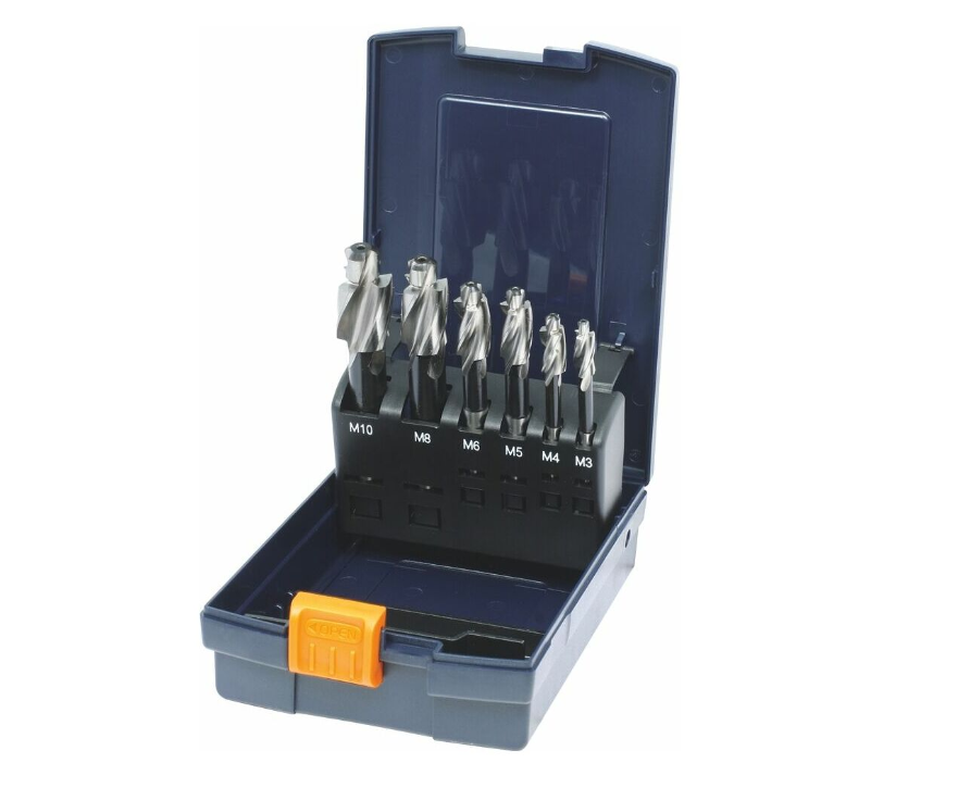 카운터보어 세트 6개입 케이스 DF (Counterbore set, 6 pieces, in a case DF)