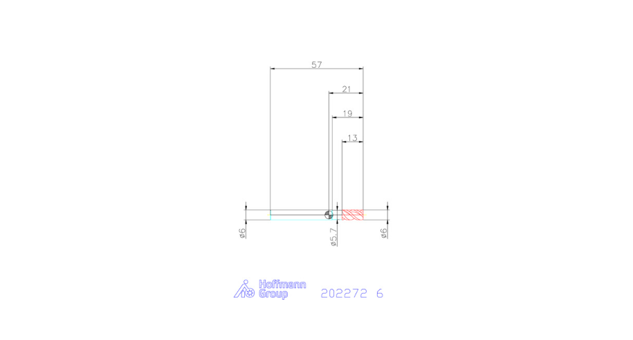 초경밀링커터 MTC 6mm (Solid carbide milling cutter MTC 6 mm)