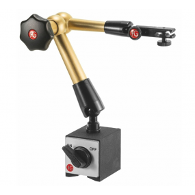 인디케이터 홀더의 기계적 미세 조정이 가능한 유압 자가 측정 스탠드(베이스 포함) 260mm Hydraulic magnetic measuring stand (with base) with mechanical fine adjustment at the indicator holder 260 mm