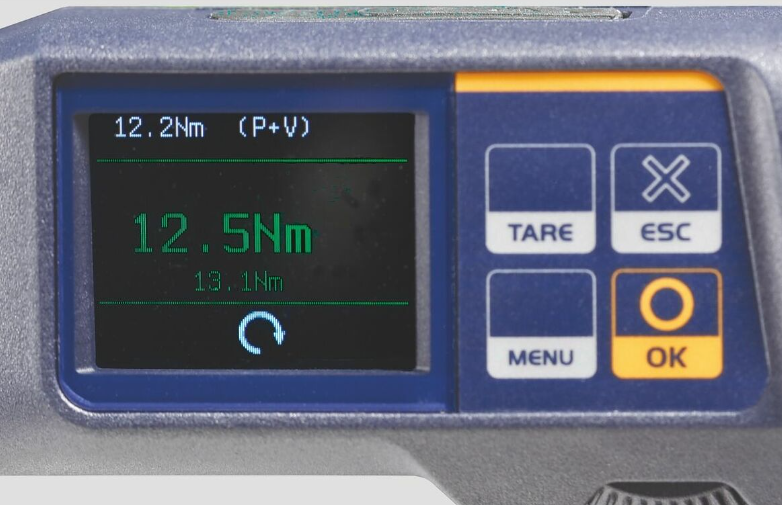 전자 토크/회전 각도 렌치, 플러그인 래칫 포함 (“TWdrive” electronic torque/rotational angle wrench with plug-in ratchet)