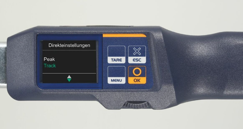 전자 토크/회전 각도 렌치, 플러그인 래칫 포함 (“TWdrive” electronic torque/rotational angle wrench with plug-in ratchet)